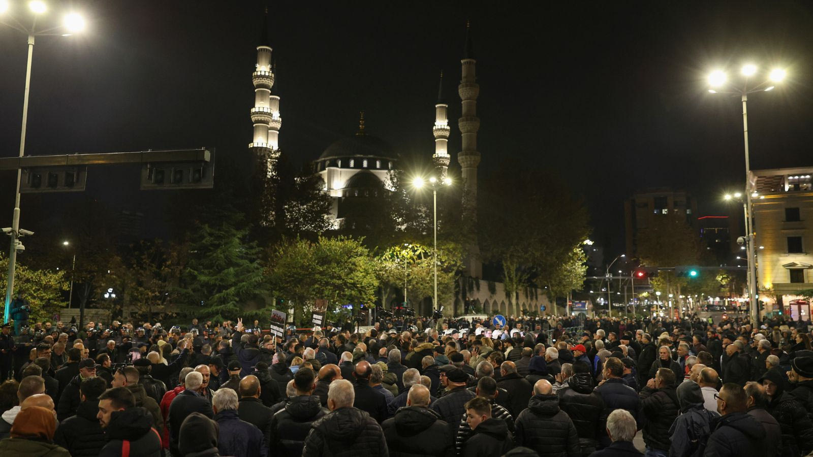 Διαδήλωση στα Τίρανα