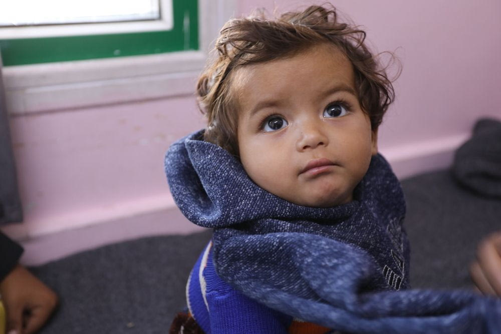 Ο Ibrahim, επτά μηνών, γεννήθηκε κατά τη διάρκεια των συνεχιζόμενων συγκρούσεων στη Γάζα. Πάσχει από σοβαρή αναπνευστική ασθένεια.