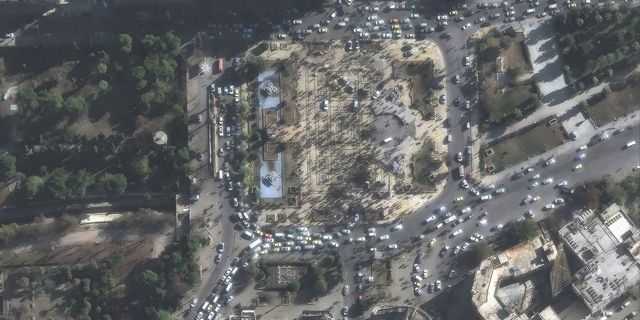 Το Χαλέπι της Συρίας από δορυφόρο