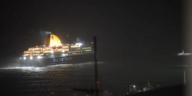 Νάξος: Δεν κατάφερε να δέσει στο λιμάνι το Blue Star Delos – Ηταν σβηστός ο φάρος