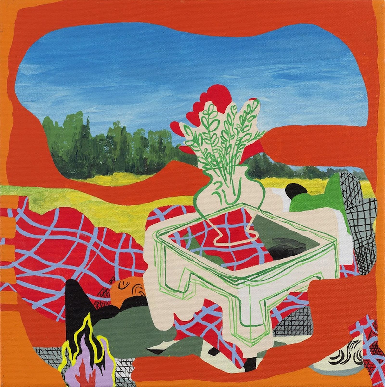 xristina papaioannou-the trip , 30x30cm