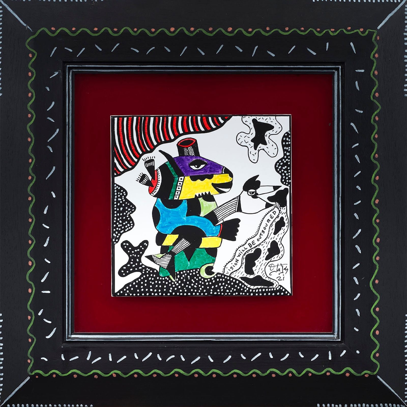 Θανάσης Λάλας, Vision, 45 x 45εκ.