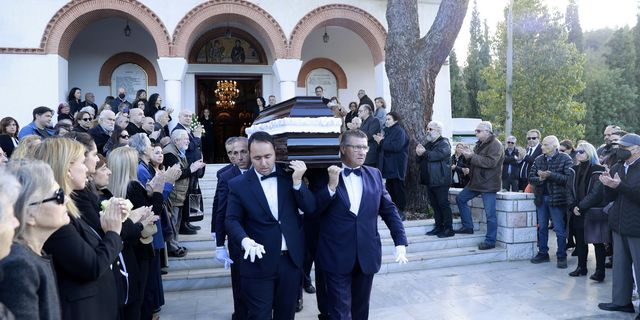 H κηδεία του Κώστα Γεωργουσόπουλου