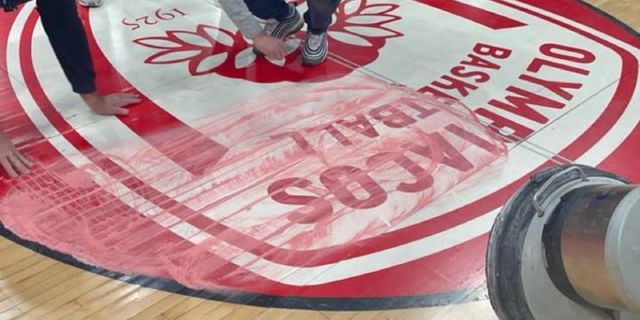 Ολυμπιακός: Αυτή είναι η εικόνα του παρκέ στο ΣΕΦ, έτοιμο προς χρήση το γήπεδο