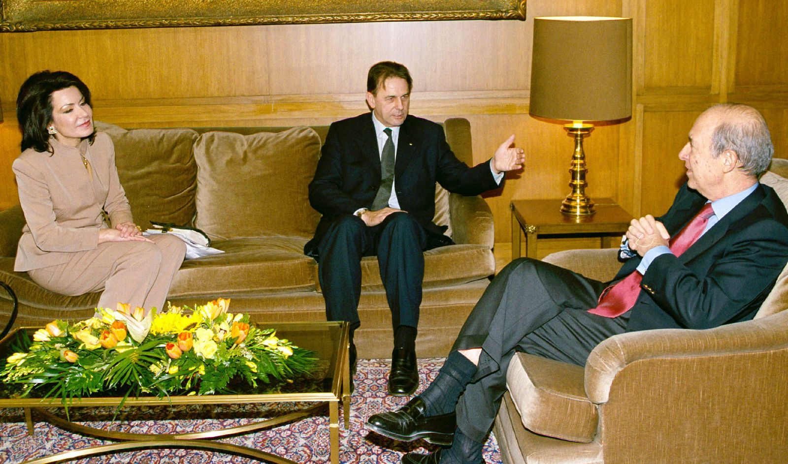 Γιάννα Αγγελοπούλου Δασκαλάκη Ζακ Ρογκ Κώστας Σημίτης