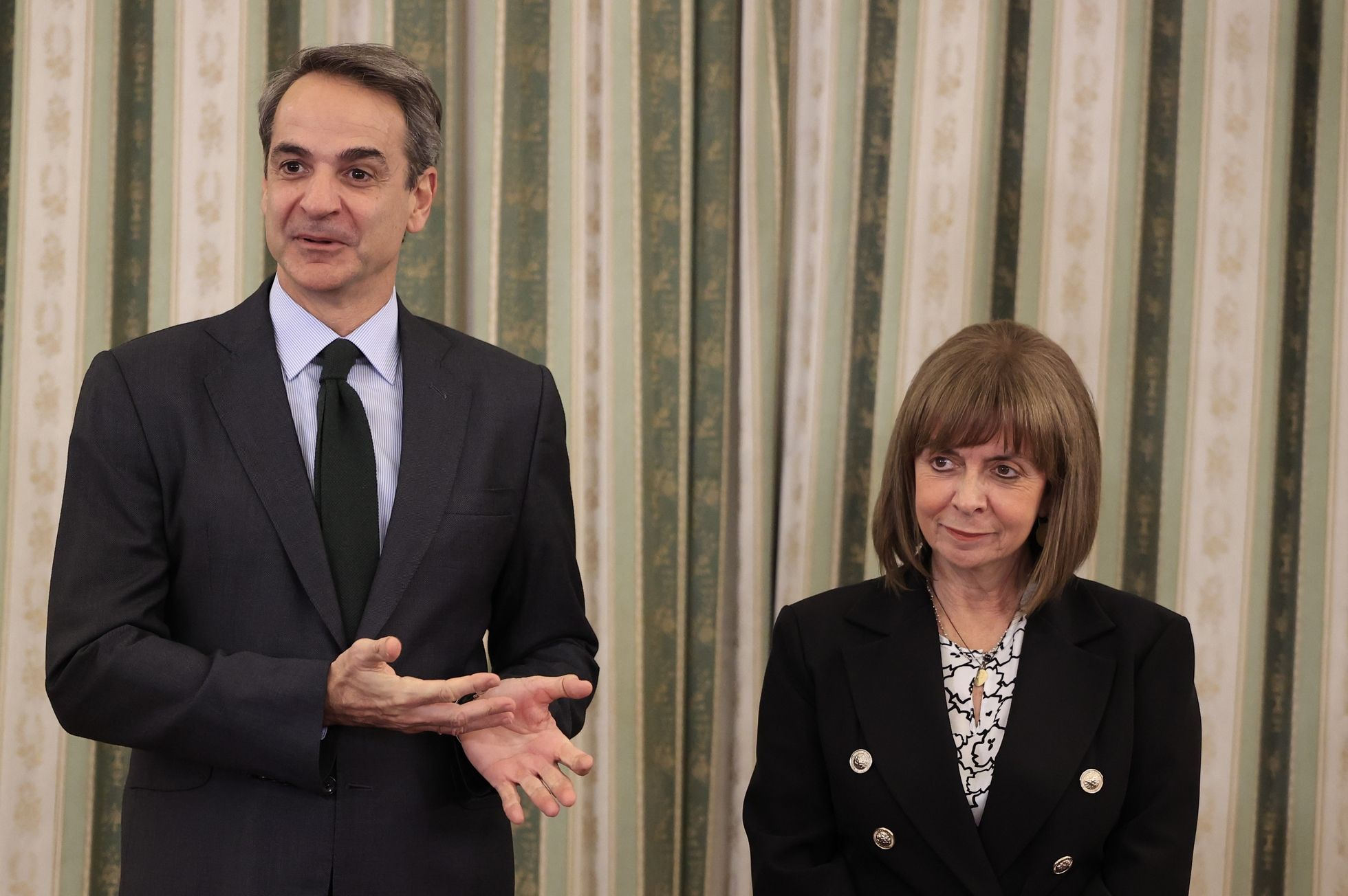 Μητσοτάκης και Σακελλαροπούλου