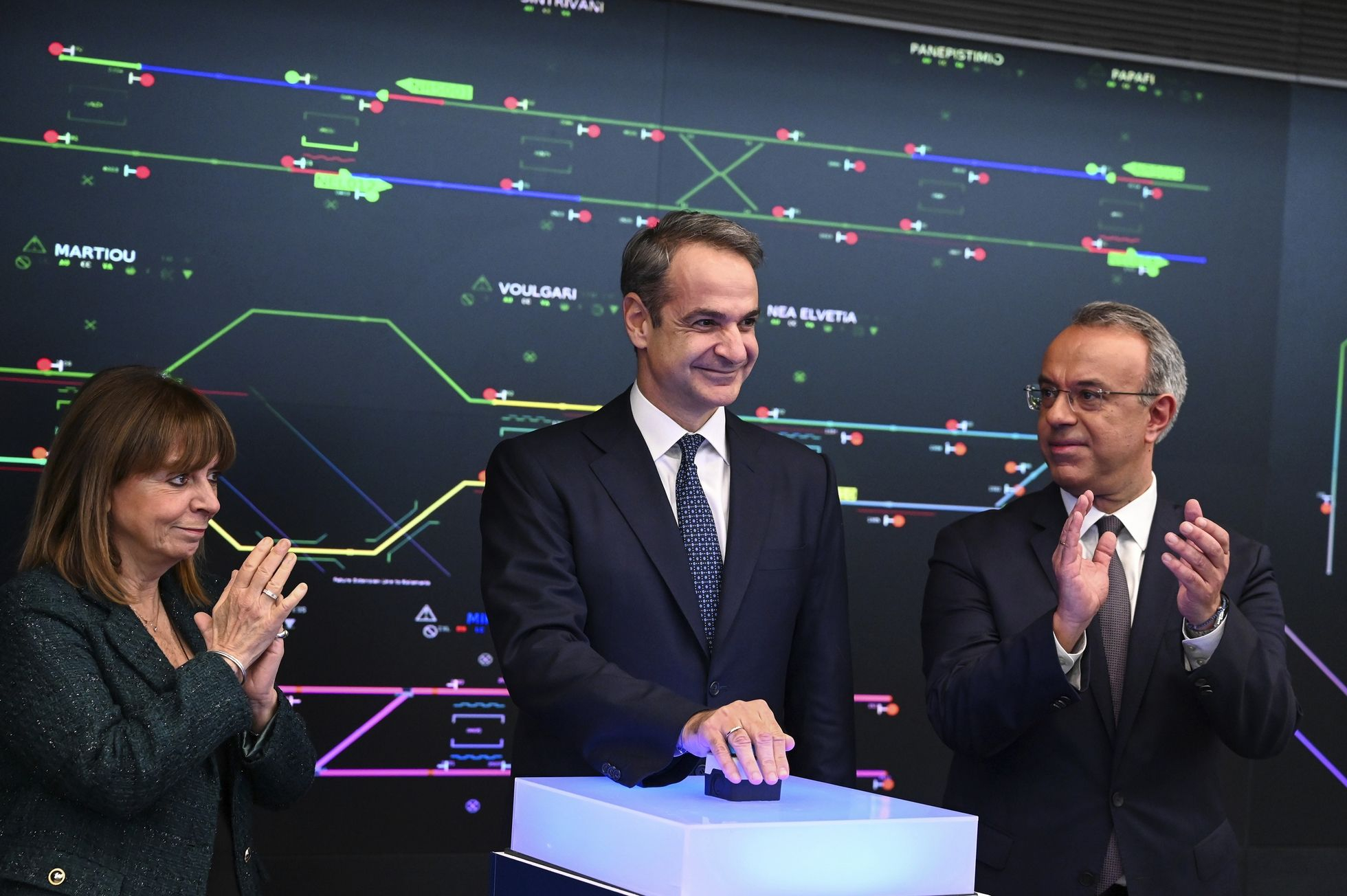 Η κ. Σακελλαροπούλου στα εγκαίνια του Μετρό Θεσσαλονίκης