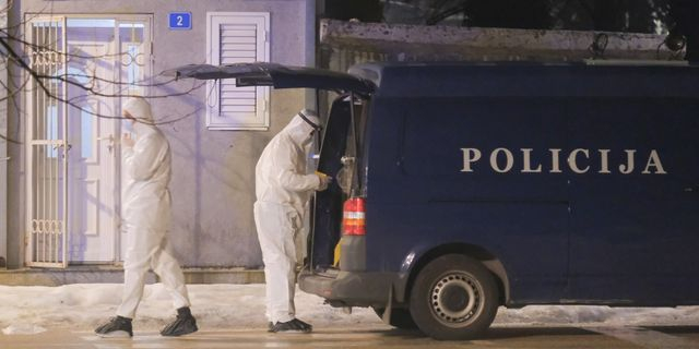 Αστυνομία στο σημείο του μακελειού στο Μαυροβούνιο