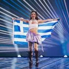 H Μαρίνα Σάττι στη σκηνή της eurovision για την Ελλάδα