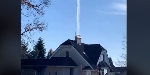 Πότε ο καπνός φεύγει από την καμινάδα σαν λέιζερ προς τα πάνω