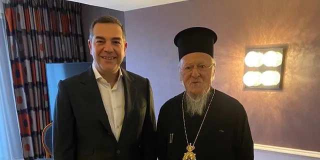 Συνάντηση του λέξη Τσίπρα με τον Πατριάρχη Βαρθολομαίο