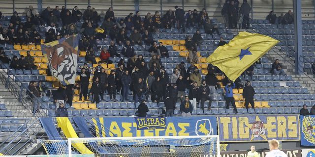 Αστέρας Τρίπολης AKTOR: Sold-out το ματς με τον ΟΦΗ, με 1.000 οπαδούς των φιλοξενούμενων το ματς