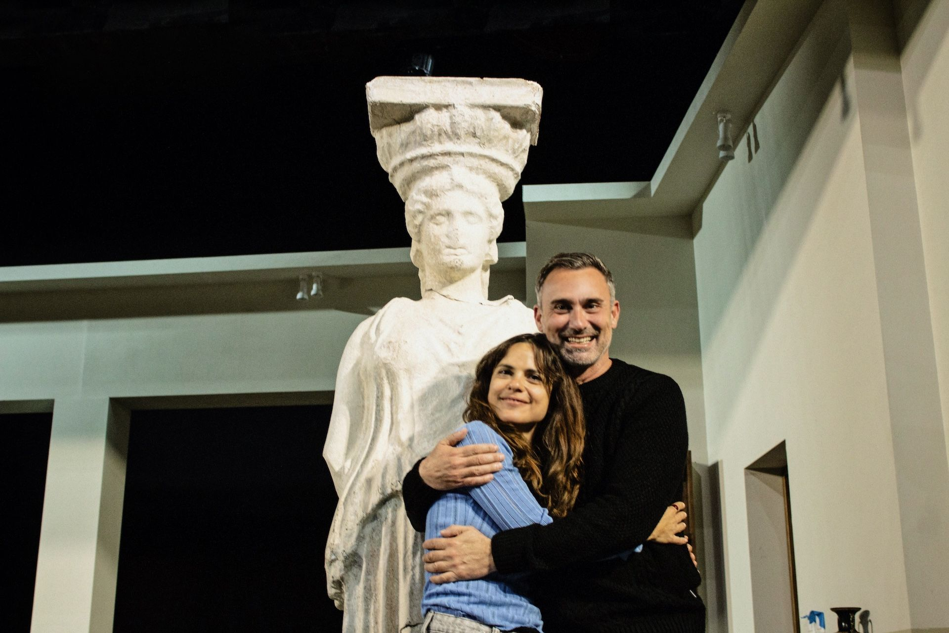 Η Κατερίνα Μαυρογεώργη και ο Γιώργος Καπουτζίδης