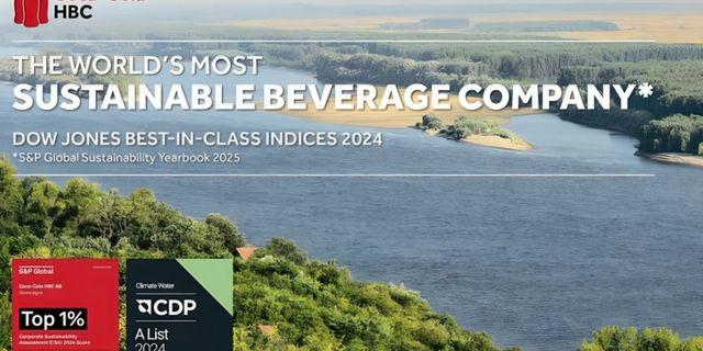 Coca-Cola HBC: Η πιο βιώσιμη εταιρεία ποτών στον κόσμο, σύμφωνα με τους δείκτες Dow Jones Best-in-Class 2024