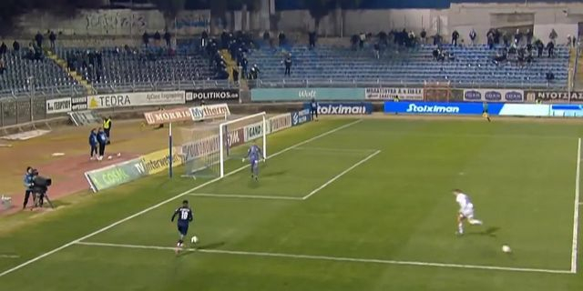 Λαμία – Παναθηναϊκός: Το απίθανο πέναλτι με τη δεύτερη μπάλα του… Μαντσίνι