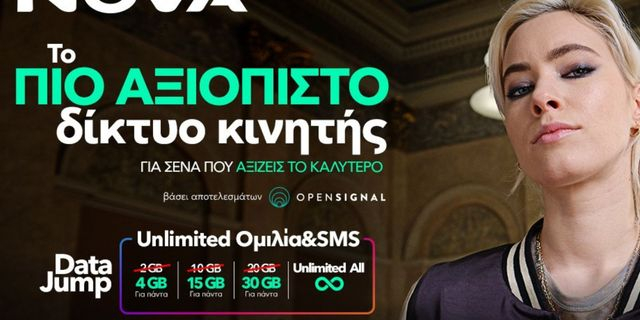 Η Nova βραβεύτηκε ως το πιο αξιόπιστο δίκτυο στην Ελλάδα από την Opensignal