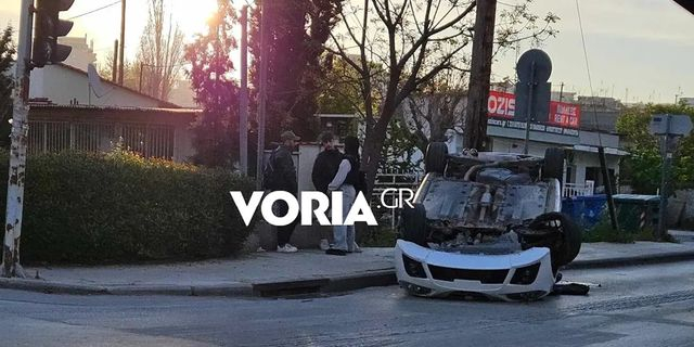 Θεσσαλονίκη: Σύγκρουση δύο οχημάτων – Ένας τραυματίας