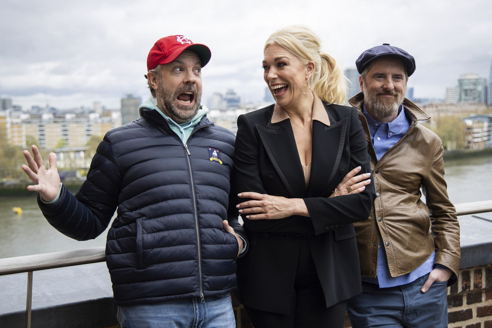 Ο Jason Sudeikis, η Hannah Waddingham και ο Brendan Hunt