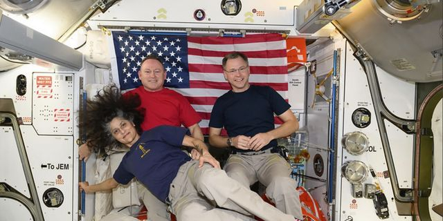 Οι Nick Hague, Suni Williams και Butch Wilmore