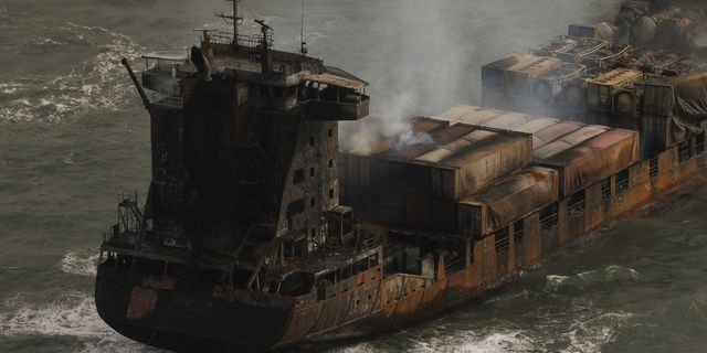 Σύγκρουση πλοίων στη Βόρεια Θάλασσα