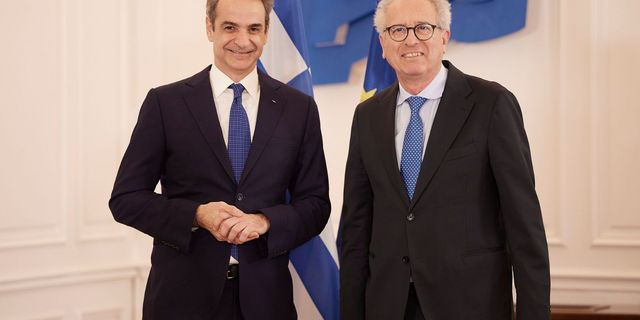 Κυριάκος Μητσοτάκης - Pierre Gramegna