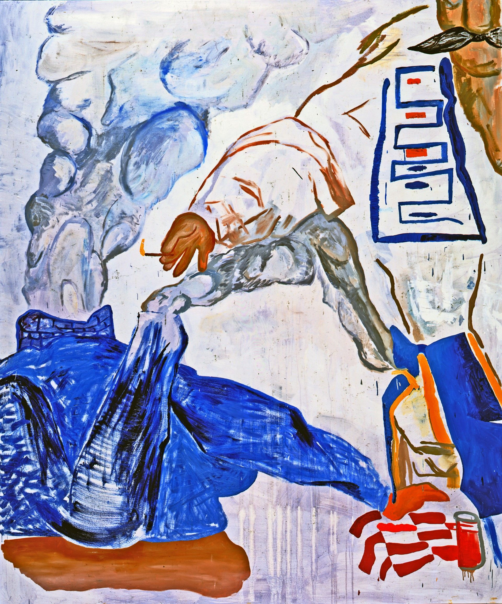 Martin Kippenberger Untitled (Invention of a Joke), 1993 Λάδι σε καμβά 240 x 200 εκ. Παραχώρηση Estate Martin Kippenberger, Galerie Gisela Capitain, Κολωνία