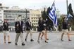 Παρέλαση μαθητών, σπουδαστών, προσκόπων και οδηγών μπροστά από το Μνημείο του Άγνωστου Στρατιώτη στην Αθήνα για την εθνική επέτειο της 25ης Μαρτίου στην Αθήνα, Δευτέρα 24 Μαρτίου 2025.