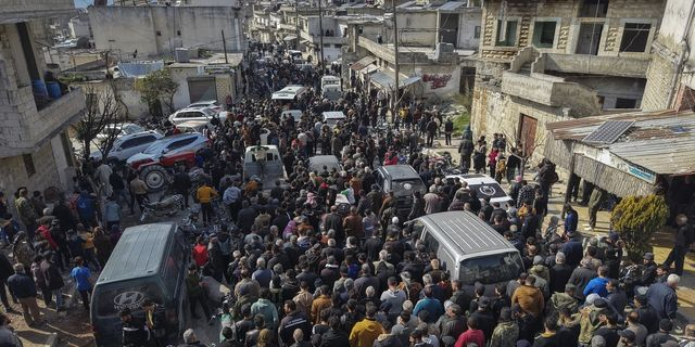 Συγγενείς νεκρών στη Συρία