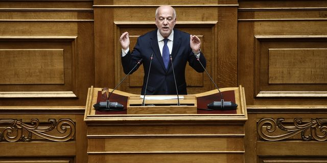 Συζήτηση στην ολομέλεια της Βουλής της πρότασης Δυσπιστίας από τον αρχηγό του ΠΑΣΟΚ Νίκου Ανδρουλάκη, στις 27 Μαρτίου 2024