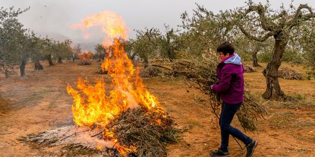 Απαγόρευση καύσης σε όλη τη χώρα λόγω επικίνδυνων καιρικών συνθηκών