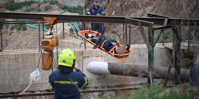 Λάρισα: Εργατικό ατύχημα σε έργα – Τραυματίστηκε 55χρονος εργάτης