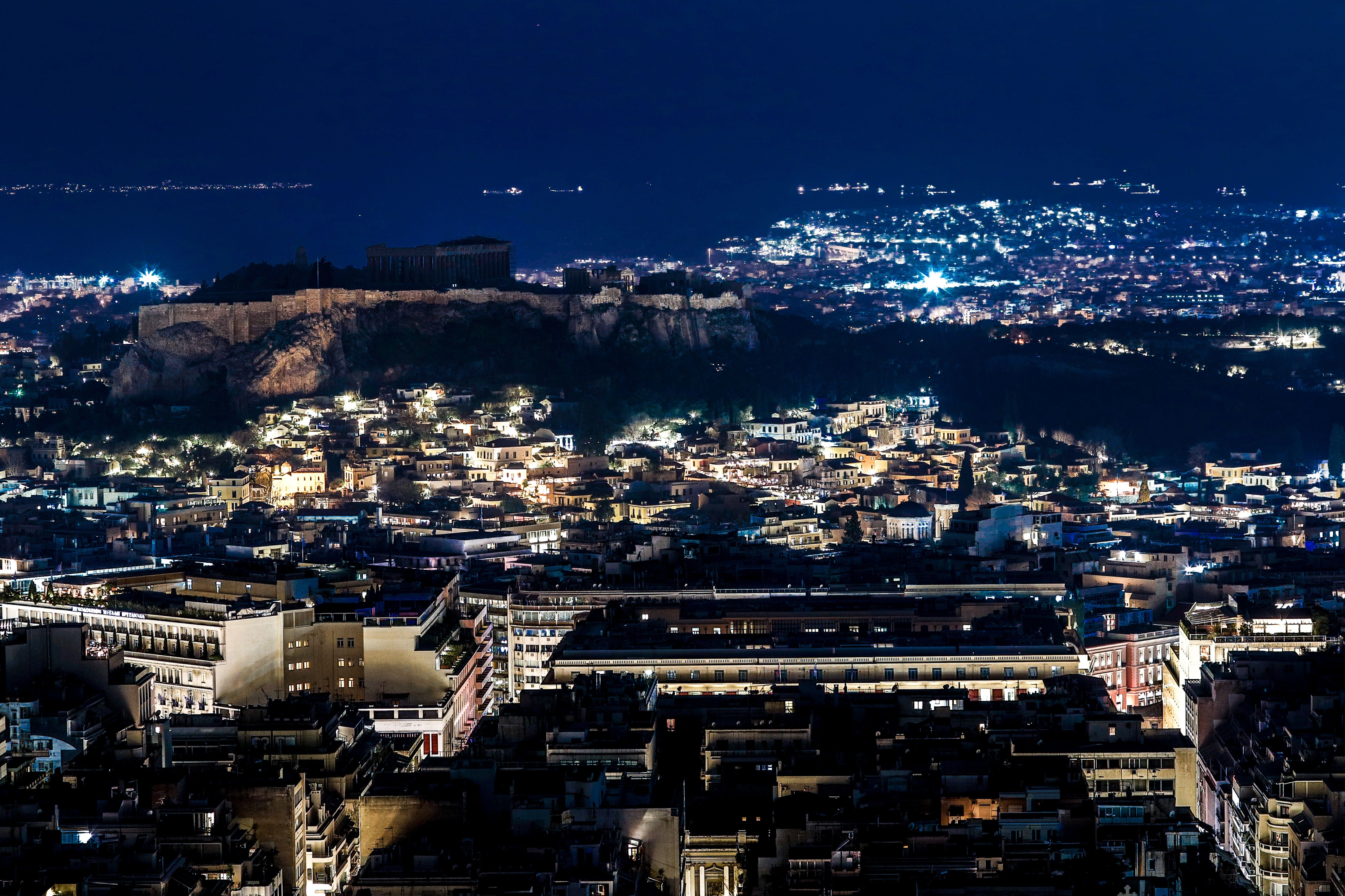 Η Ακρόπολη με σβηστά φώτα για την Ώρα της Γης