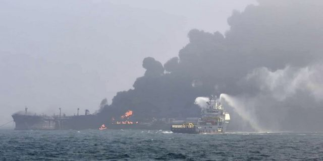 Σύγκρουση πλοίων στη Βόρεια Θάλασσα