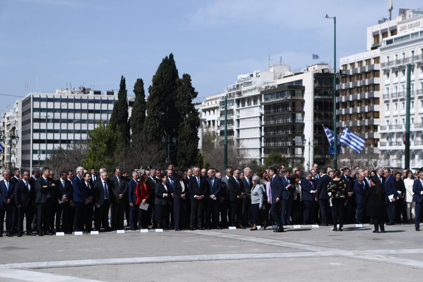 Κατάθεση στεφάνου στο Μνημείο του Άγνωστου Στρατιώτη από το νέο Πρόεδρο της Δημοκρατίας Κωνσταντίνο Τασούλα