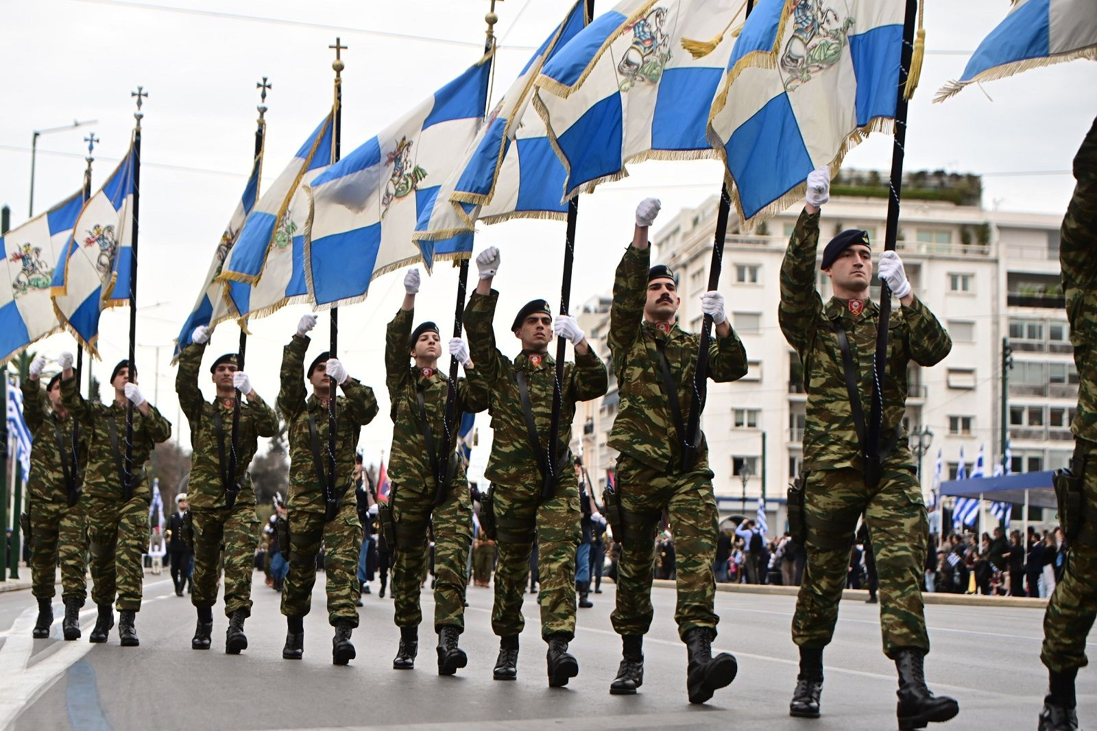 Στρατιωτική παρέλαση στην Αθήνα για την εθνική επέτειο της 25ης Μαρτίου 1821, Τρίτη 25 Μαρτίου 2025. 
