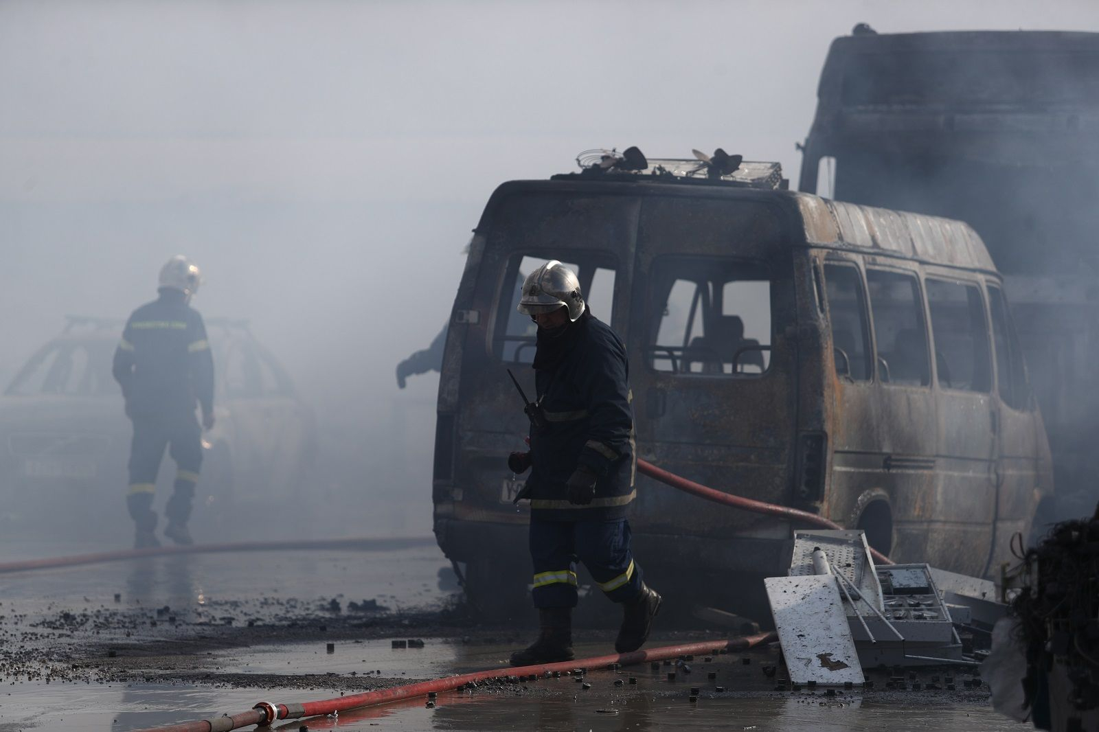 Πυρκαγιά σε αποθήκες και υπαίθριο χώρο στον Ταύρο επί της οδού Προφήτου Δανιήλ