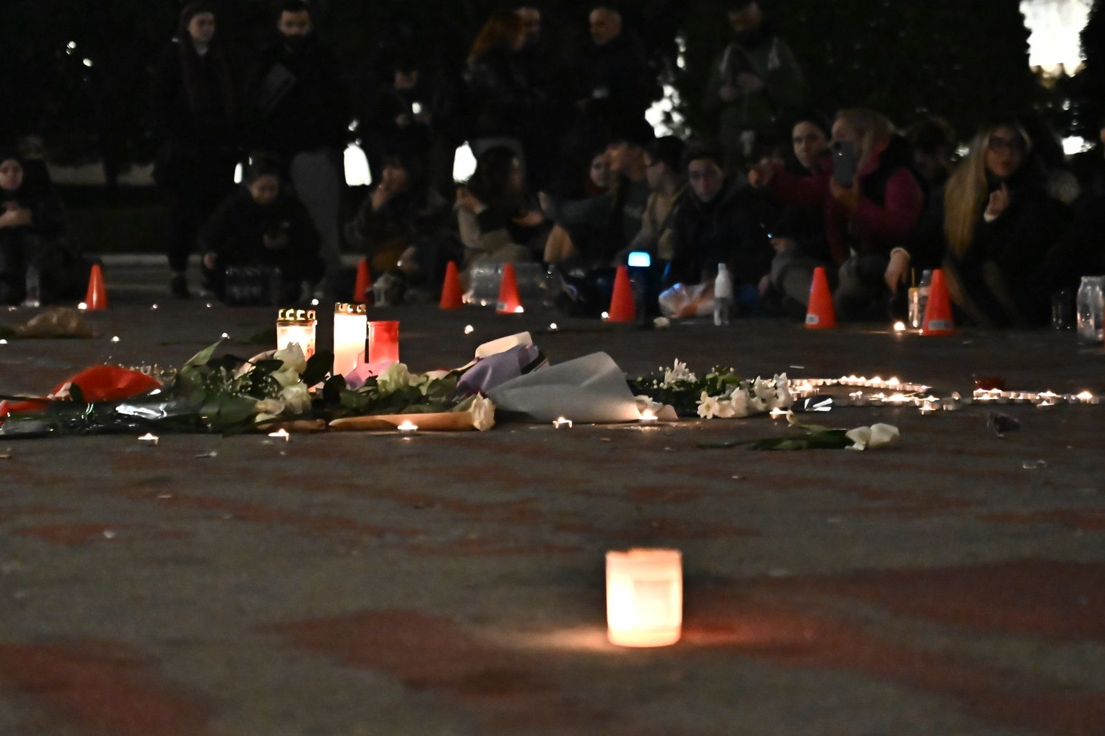 Συγκέντρωση στην μνήμη των θυμάτων του δυστυχήματος των Τεμπών με αφορμή την συμπλήρωση δυο χρόνων,μπροστά από το μνημείο του Άγνωστου Στρατιώτη, Σάββατο 1 Μαρτίου 2025