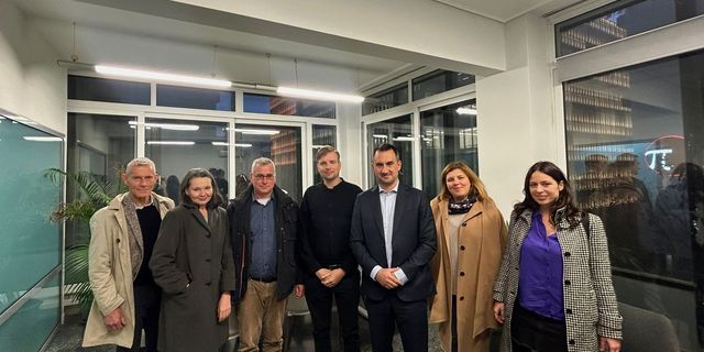 Συνάντηση του Αλέξη Χαρίτση με στελέχη του Die Linke