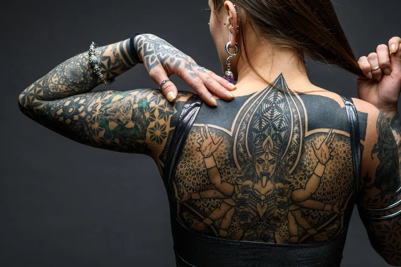 Tattooed girl