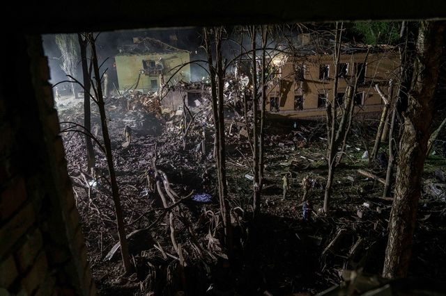 Ρωσική επίθεση στο Κίεβο με βαλλιστικούς πυραύλους και drones (αρχείο)