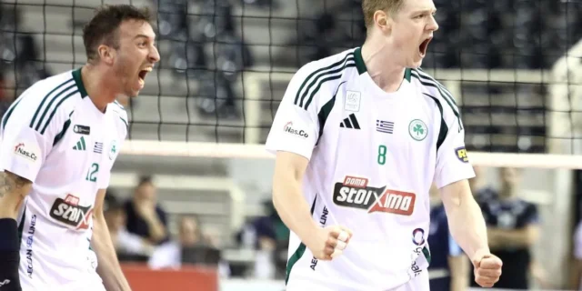 ΠΑΟΚ – Παναθηναϊκός 1-3: Πάτησε “γκάζι” στο τέταρτο σετ και εξασφάλισε τη θέση του στα τελικά