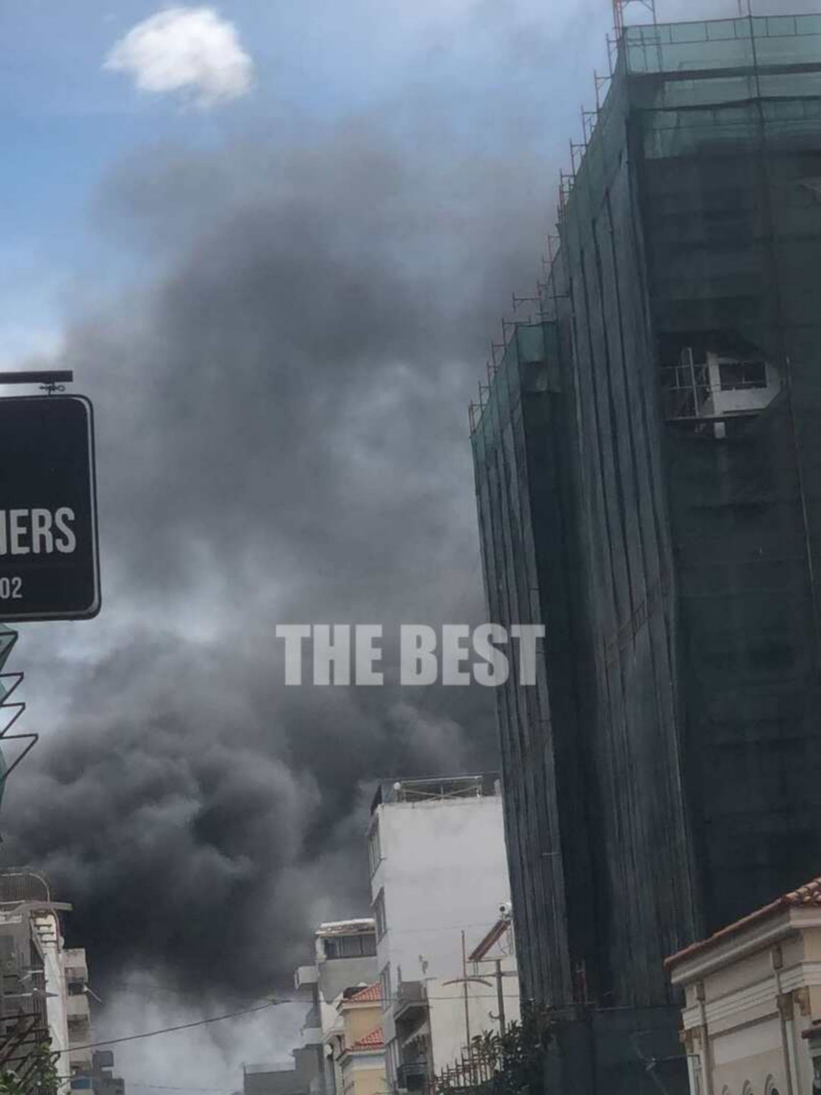 Φωτιά στο κέντρο της Πάτρας