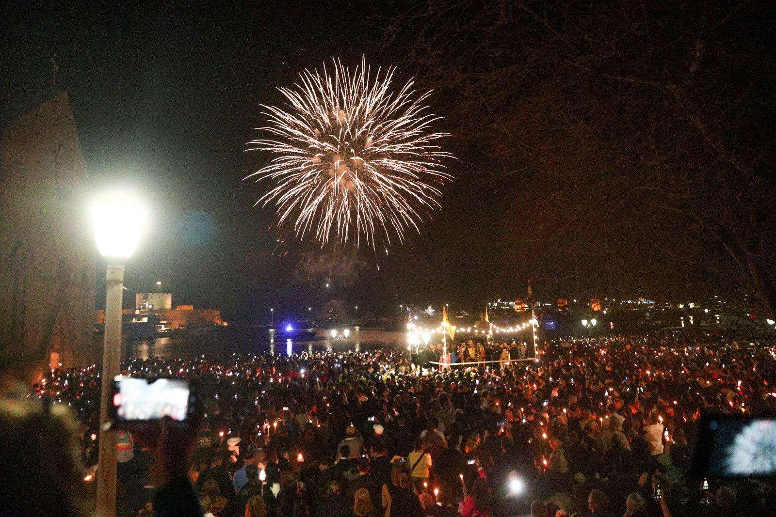 Ανάσταση στο ναό του Ευαγγελισμού στο λιμάνι της Ρόδου