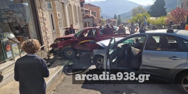 Τροχαίο δυστύχημα στο Λεβίδι Αρκαδίας