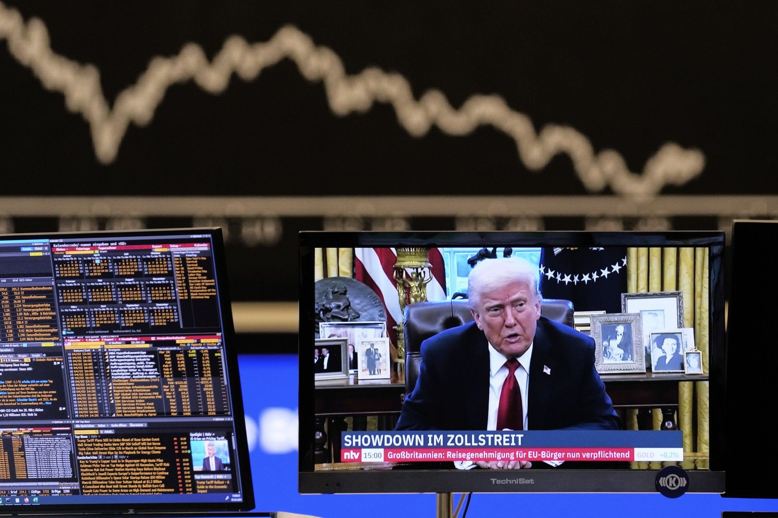 Πτώση στα διεθνή Χρηματιστήρια από τους δασμούς Τραμπ