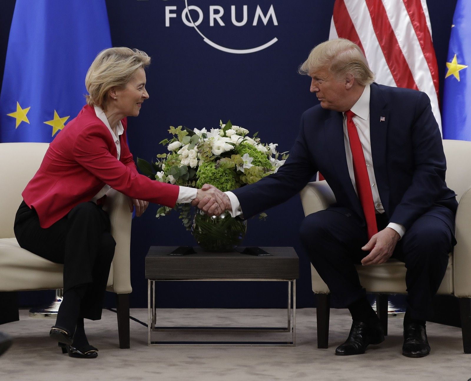 Ούρσουλα φον ντερ Λάιεν - Ντόναλντ Τραμπ