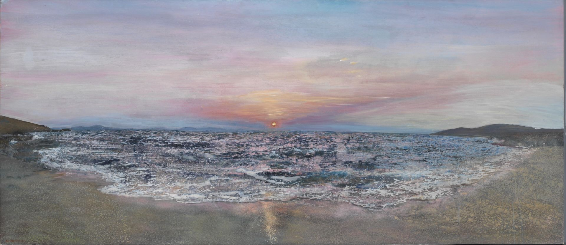 Ηλιοβασίλεμα, 2000Λάδι σε πανί 110 x 200εκ. Ιδιωτική συλλογή 