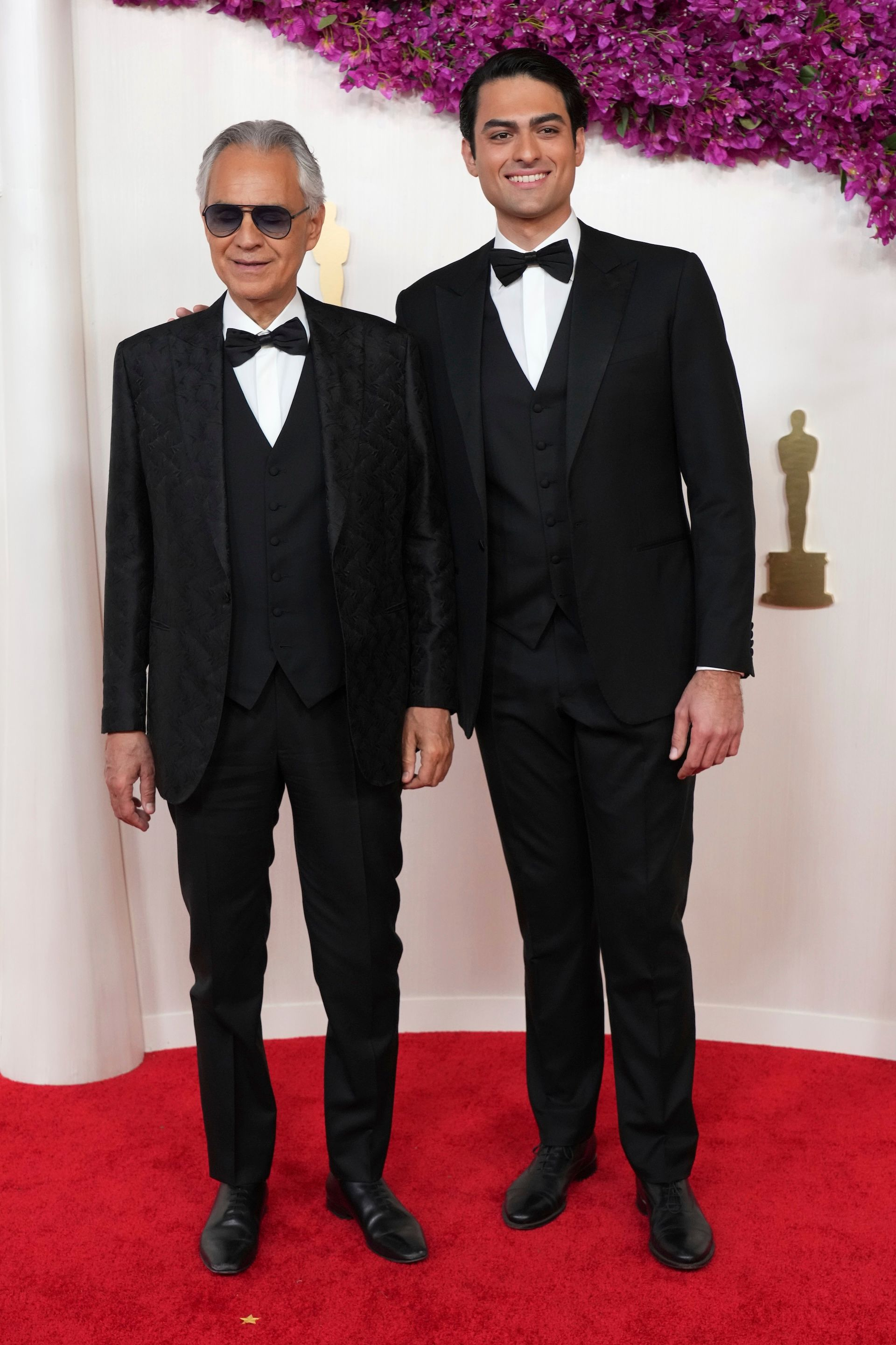 O Andrea Bocelli και ο Matteo Bocelli 