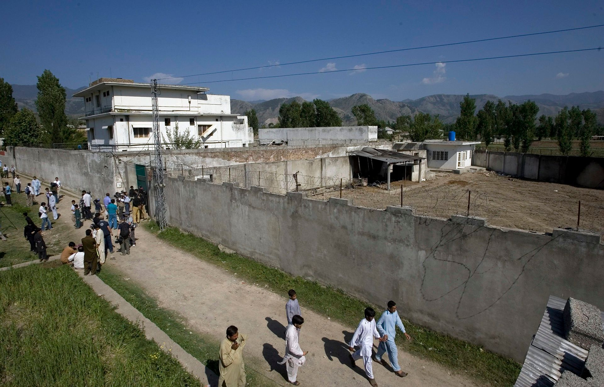 Το συγκρότημα όπου ο ηγέτης της αλ-Κάιντα, Οσάμα μπιν Λάντεν, εντοπίστηκε και σκοτώθηκε, στο Αμποταμπάντ