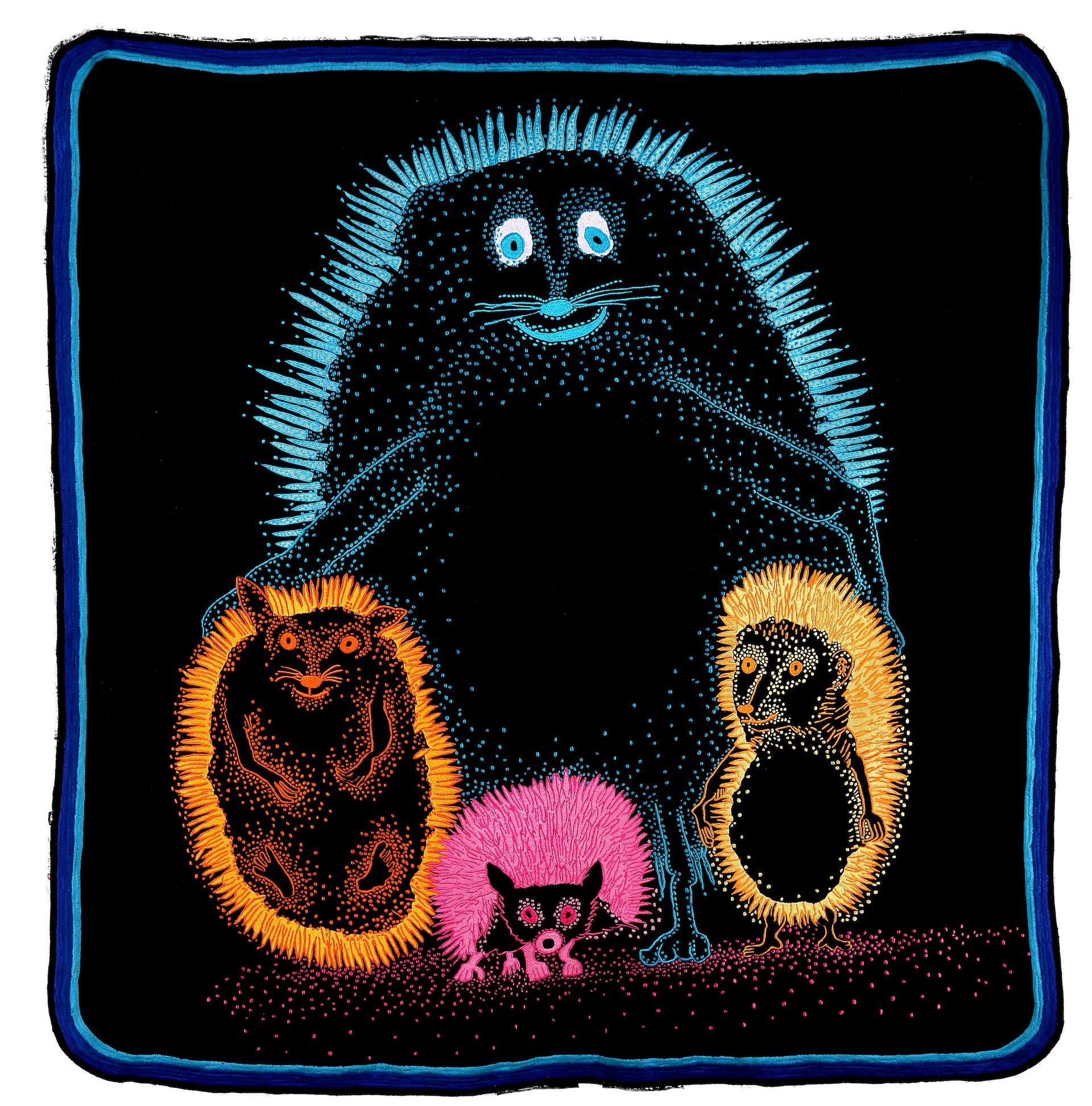 Jakup Ferri Χωρίς τίτλο, 2022
Από τη σειρά We We, 2011-2024 
Κέντημα
140 x 140 εκ.
Ευγενική παραχώρηση του καλλιτέχνη 